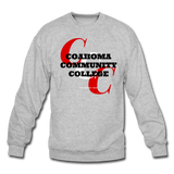 Coahoma Community College Classic HBCU Rep U Crewneck Sweatshirt - heather gray