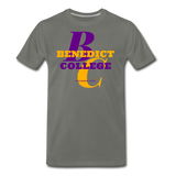 Benedict College Classic HBCU Rep U T-Shirt - asphalt gray