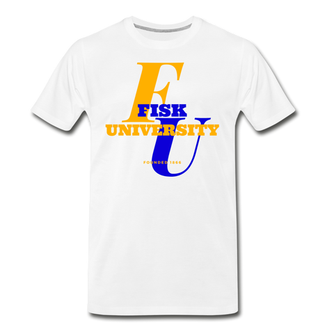 Fisk University Classic HBCU Rep U T-Shirt - white