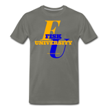 Fisk University Classic HBCU Rep U T-Shirt - asphalt gray