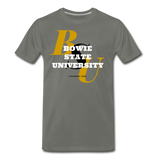 Bowie State University Classic HBCU Rep U T-Shirt - asphalt gray