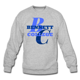 Bennett College for Women Classic HBCU Rep U Crewneck Sweatshirt - heather gray