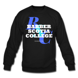 Barber-Scotia College Classic HBCU Rep U Crewneck Sweatshirt - black