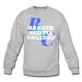 Barber-Scotia College Classic HBCU Rep U Crewneck Sweatshirt - heather gray