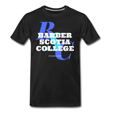 Barber-Scotia College Classic HBCU Rep U T-Shirt - black