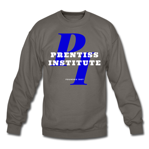 Prentiss Institute Classic HBCU Rep U Crewneck Sweatshirt - asphalt gray