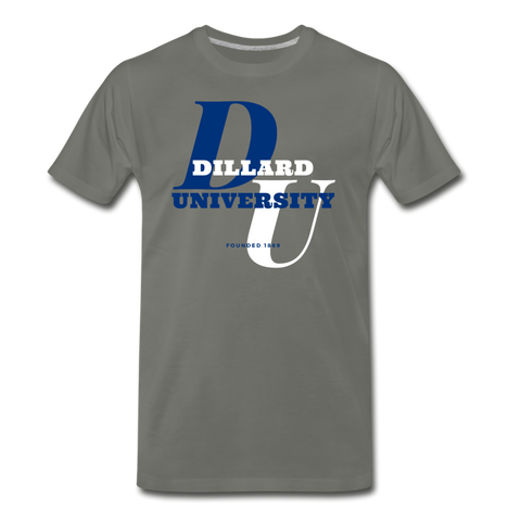 Dillard University Classic HBCU Rep U T-Shirt - asphalt gray