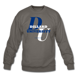 Dillard University Classic HBCU Rep U Crewneck Sweatshirt - asphalt gray