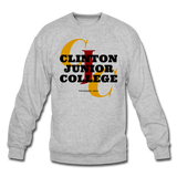 Clinton Junior College Classic HBCU Rep U Crewneck Sweatshirt - heather gray