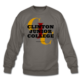 Clinton Junior College Classic HBCU Rep U Crewneck Sweatshirt - asphalt gray