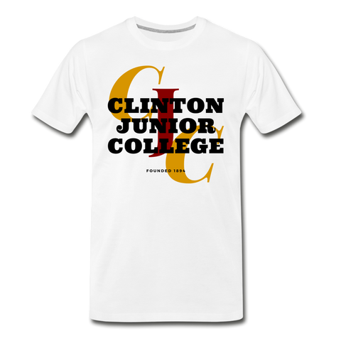 Clinton Junior College Classic HBCU Rep U T-Shirt - white