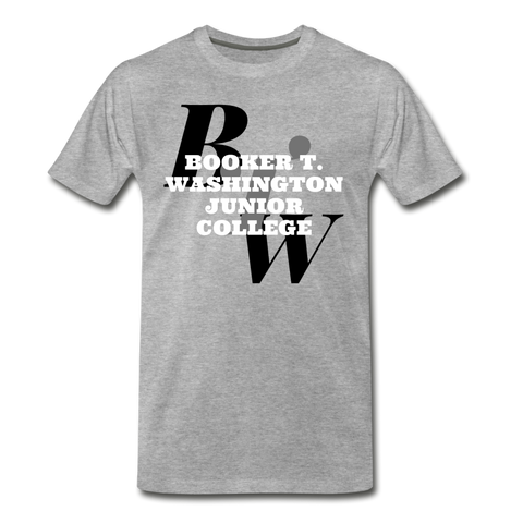 Booker T. Washington Junior College Classic HBCU Rep U T-Shirt - heather gray