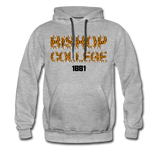 Bishop College Tiger Print Rep U Heritage Hoodie - heather gray