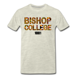 Bishop College Rep U Heritage T-Shirt - heather oatmeal